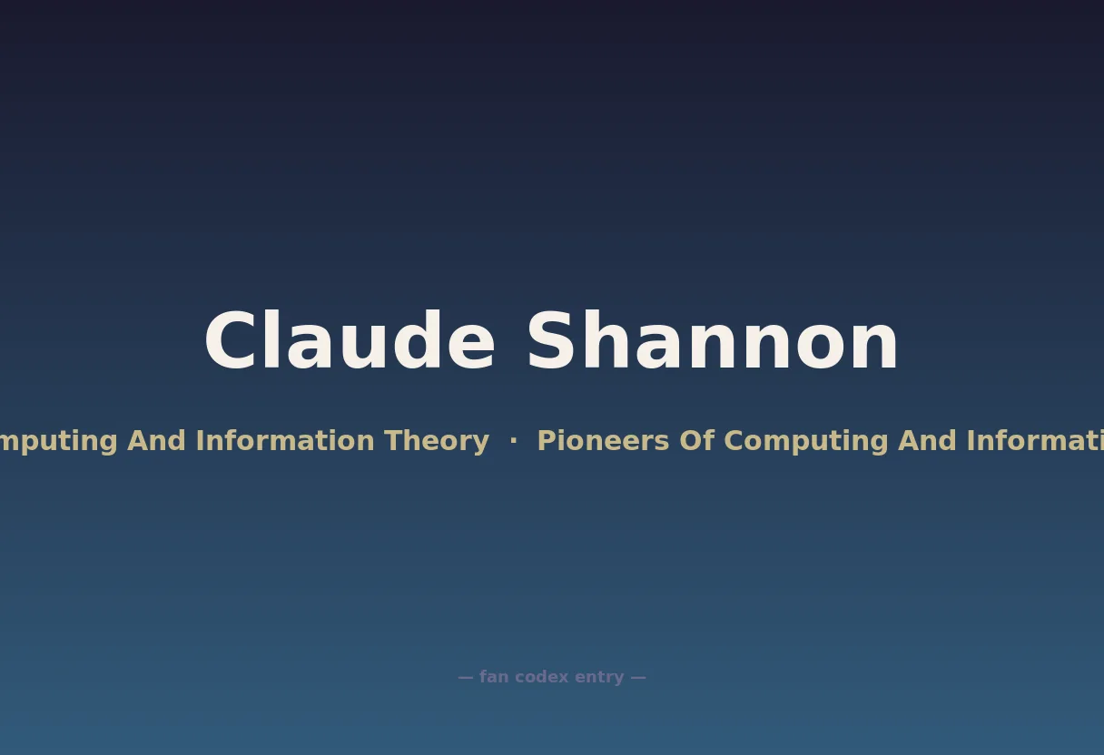 Claude Shannon