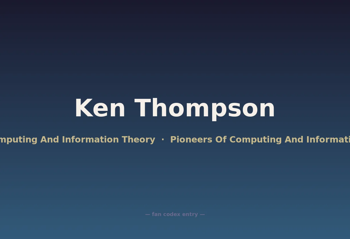 Ken Thompson