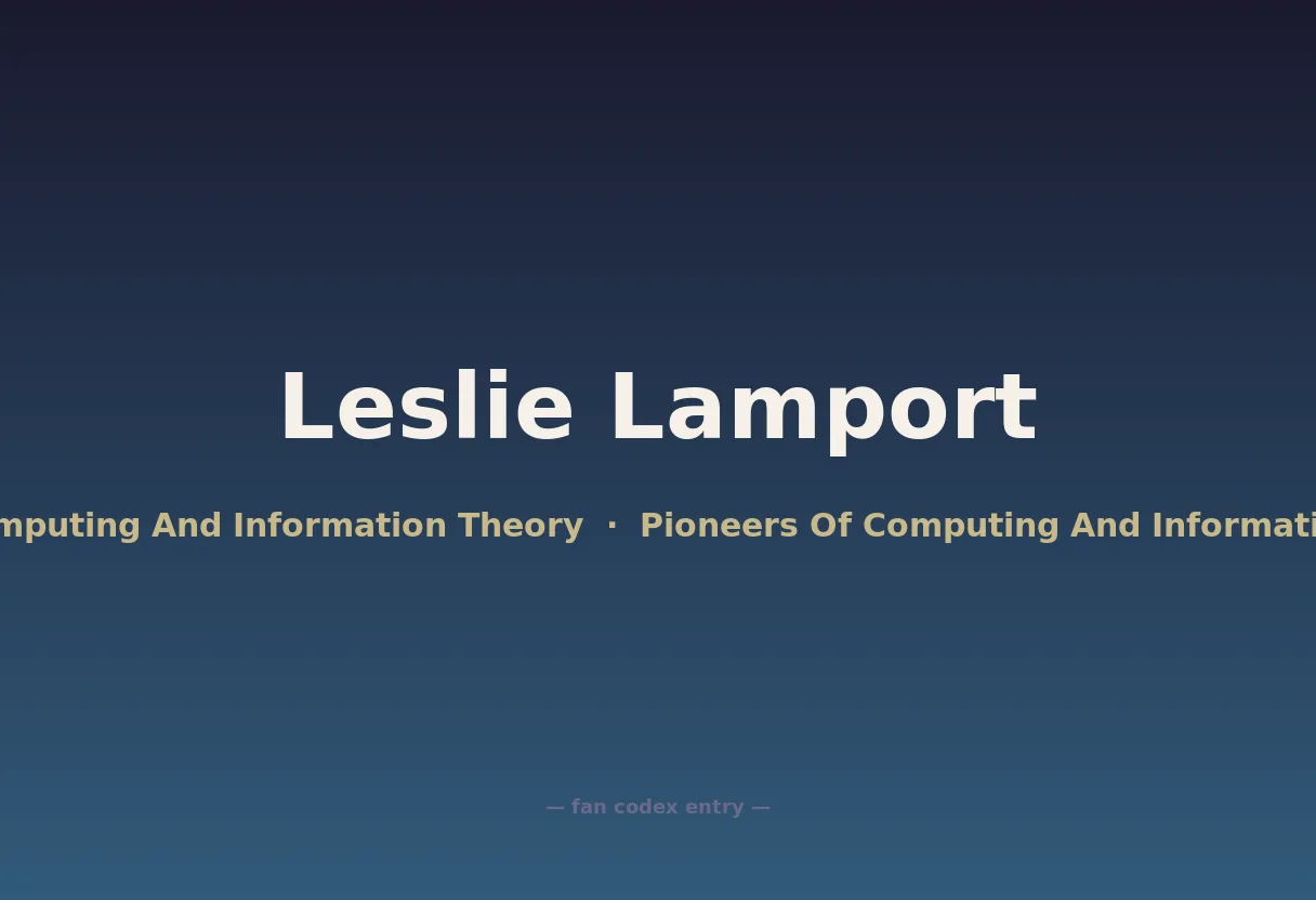 Leslie Lamport