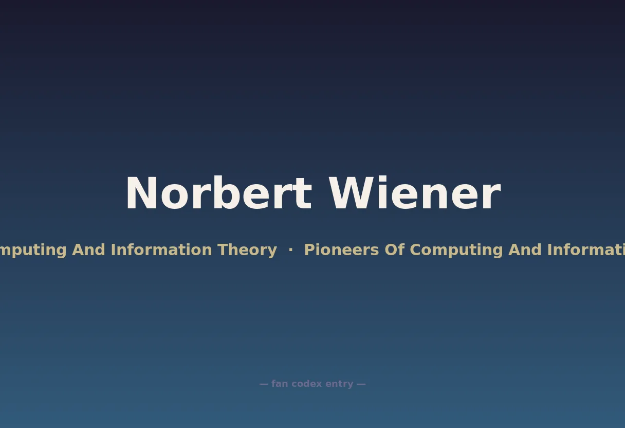 Norbert Wiener